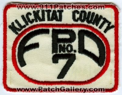 Klickitat County Fire District 7 (Washington)
Scan By: PatchGallery.com
Keywords: co. dist. number no. #7 department dept. fpd protection