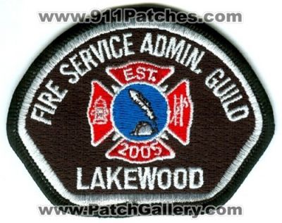 Pierce County Fire District 2 Lakewood Fire Service Administration Guild Patch (Washington)
Scan By: PatchGallery.com
Keywords: co. dist. number no. #2 admin.