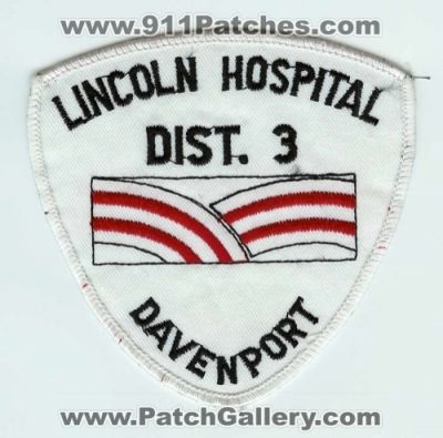 Lincoln Hospital District 3 Davenport (Washington)
Thanks to Chris Gilbert for this scan.
Keywords: ems dist.