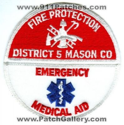 Mason County Fire District 5 Emergency Medical Aid (Washington)
Scan By: PatchGallery.com
Keywords: co. dist. number no. #5 department dept. ems protection