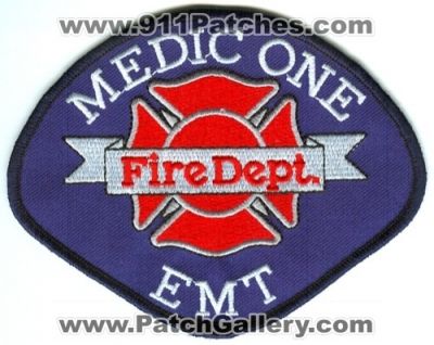Pierce County Fire District 18 Medic One EMT Patch (Washington)
Scan By: PatchGallery.com
Keywords: co. dist. number no. #18 department dept. 1 ems