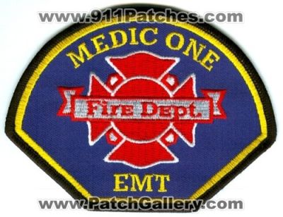 Gig Harbor Peninsula Pierce County Fire District 5 Medic One EMT Patch (Washington)
Scan By: PatchGallery.com
Keywords: co. dist. number no. #5 department dept. 1 emergency medical technician ems