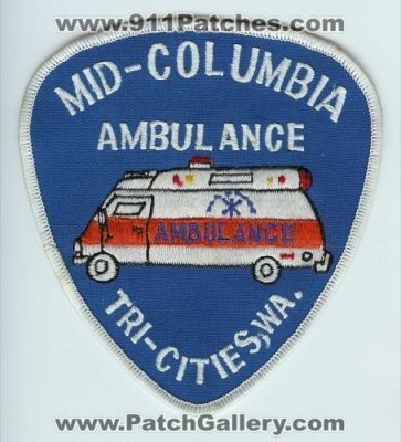 Mid-Columbia Ambulance Tri-Cities (Washington)
Thanks to Chris Gilbert for this scan.
Keywords: ems wa.