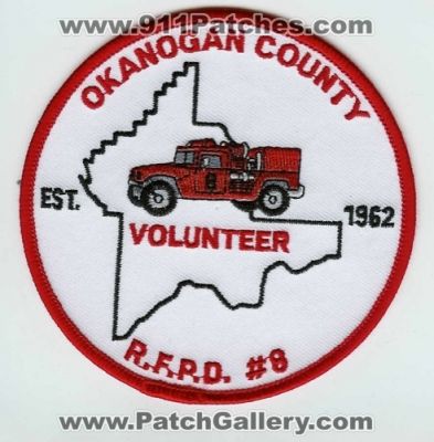 Okanogan County Fire Protection District 8 (Washington)
Thanks to Chris Gilbert for this scan.
Keywords: r.f.p.d. rfpd regional #8 volunteer