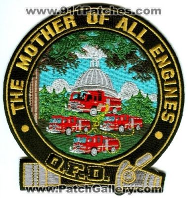 Olympia Fire Department The Mother of All Engines (Washington)
Scan By: PatchGallery.com
Keywords: o.f.d. ofd dept. company station