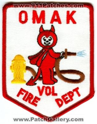 Omak Volunteer Fire Department (Washington)
Scan By: PatchGallery.com
Keywords: vol. dept.