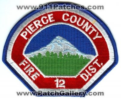 Pierce County Fire District 12 Patch (Washington) (Defunct)
Scan By: PatchGallery.com
Now East Pierce Fire and Rescue
Keywords: co. dist. number no. #12 department dept.