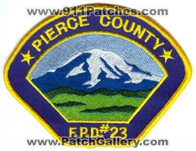 Pierce County Fire District 23 Patch (Washington)
Scan By: PatchGallery.com
Keywords: co. dist. number no. #23 department dept. f.p.d. fpd protection prot.