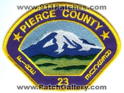 Pierce County Fire District 23 Patch (Washington)
Scan By: PatchGallery.com
Keywords: co. dist. number no. #23 department dept. rescue