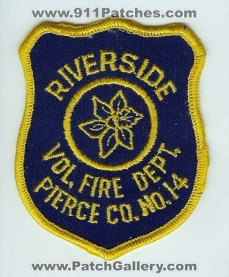 Riverside Volunteer Fire Department Pierce County District 14 (Washington)
Thanks to Chris Gilbert for this scan.
Keywords: vol. dept. co. no. #14