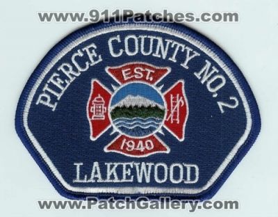 Pierce County Fire District 2 Lakewood (Washington)
Thanks to Chris Gilbert for this scan.
Keywords: no. #2