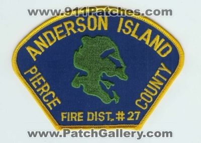Pierce County Fire District 27 Anderson Island (Washington)
Thanks to Chris Gilbert for this scan.
Keywords: dist. #27