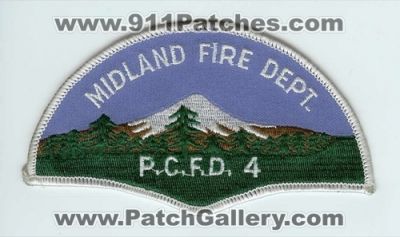 Midland Fire Department Pierce County District 4 Patch (Washington) (Defunct)
Thanks to Chris Gilbert for this scan.
Now Central Pierce Fire and Rescue
Keywords: dept. co. dist. number no. #4 p.c.f.d. pcfd