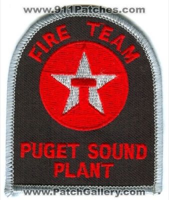 Puget Sound Plant Fire Team Patch (Washington)
Scan By: PatchGallery.com
Keywords: texaco refinery petroleum oil gas department dept.