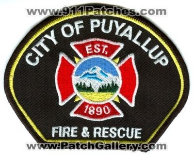 Puyallup Fire and Rescue Department Patch (Washington)
Scan By: PatchGallery.com
Keywords: city of & dept.