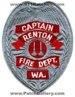 Renton Fire Department Captain Patch (Washington)
Scan By: PatchGallery.com
Keywords: dept. wa.