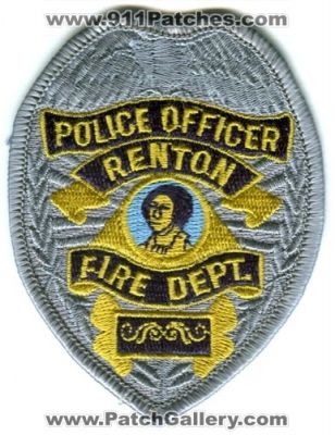 Renton Fire Department Police Officer Patch (Washington)
Scan By: PatchGallery.com
Keywords: dept.