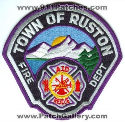 Ruston Fire Department Patch (Washington)
Scan By: PatchGallery.com
Keywords: town of dept. aid rescue