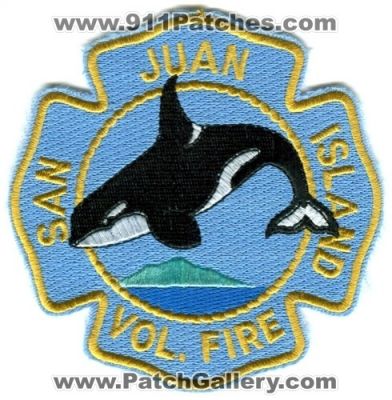 San Juan Island Volunteer Fire Department (Washington)
Scan By: PatchGallery.com
Keywords: vol. dept.