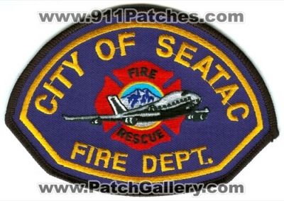 Seatac Fire Department Patch (Washington)
Scan By: PatchGallery.com
Keywords: city of rescue dept.