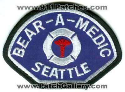 Seattle Fire Department Bear-A-Medic Patch (Washington)
[b]Scan From: Our Collection[/b]
Keywords: dept. sfd bear a medic ems