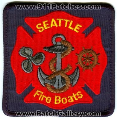 Seattle Fire Boats Patch (Washington)
[b]Scan From: Our Collection[/b]
Keywords: department dept. sfd company co. station