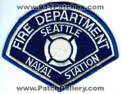 Seattle Naval Station Fire Department Patch (Washington)
[b]Scan From: Our Collection[/b]
Keywords: dept. usn navy