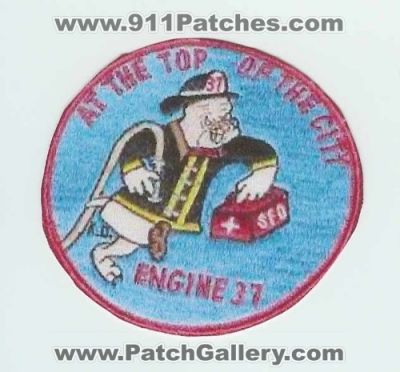 Seattle Fire Department Engine 37 Patch (Washington) (Photocopy)
Thanks to Chris Gilbert for this scan.
Keywords: sfd dept. at the top of the city