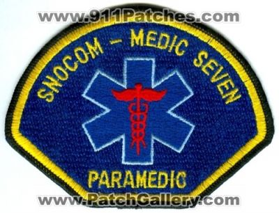 Snocom Medic Seven Paramedic (Washington)
Scan By: PatchGallery.com
Keywords: ems 7 snohomish county co. ambulance emt