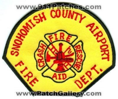 Snohomish County Airport Fire Department Crash Fire Rescue (Washington)
Scan By: PatchGallery.com
Keywords: co. dept. cfr arff aircraft firefighter firefighting aid