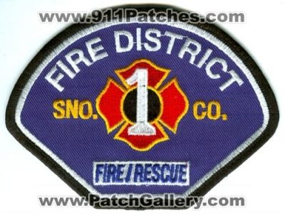 Snohomish County Fire District 1 (Washington)
Scan By: PatchGallery.com
Keywords: sno. co. dist. number no. #1 department dept. rescue