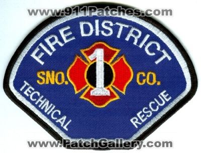 Snohomish County Fire District 1 Technical Rescue (Washington)
Scan By: PatchGallery.com
Keywords: sno. co. dist. number no. #1 department dept.