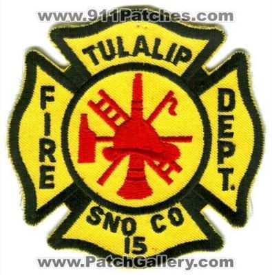 Snohomish County Fire District 15 Tulalip (Washington)
Scan By: PatchGallery.com
Keywords: sno. co. dist. number no. #15 department dept.