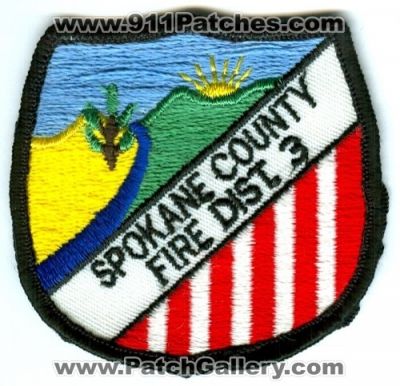 Spokane County Fire District 3 (Washington)
Scan By: PatchGallery.com
Keywords: co. dist. number no. #3 department dept.