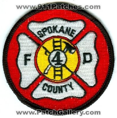 Spokane County Fire District 4 (Washington)
Scan By: PatchGallery.com
Keywords: co. dist. number no. #4 department dept. fd