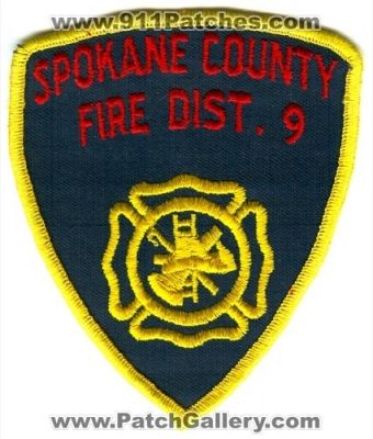 Spokane County Fire District 9 (Washington)
Scan By: PatchGallery.com
Keywords: co. dist. number no. #9 department dept.
