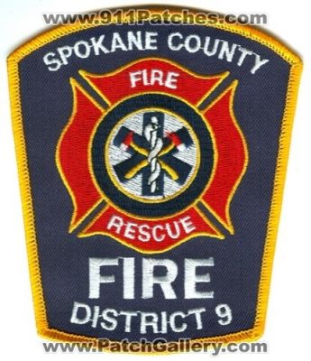 Spokane County Fire District 9 Patch (Washington)
Scan By: PatchGallery.com
Keywords: co. dist. number no. #9 department dept. rescue