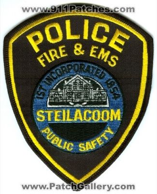 Steilacoom Public Safety Department Police Fire and EMS (Washington)
Scan By: PatchGallery.com
Keywords: dps dept. &