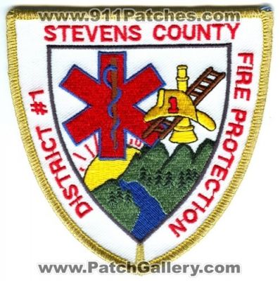 Stevens County Fire District 1 (Washington)
Scan By: PatchGallery.com
Keywords: co. dist. number no. #1 department dept. protection