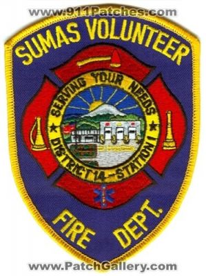 Sumas Volunteer Fire Department Whatcom County District 14 Station 1 (Washington)
Scan By: PatchGallery.com
Keywords: vol. dept. co. dist. number no. #14 department dept. company serving your needs