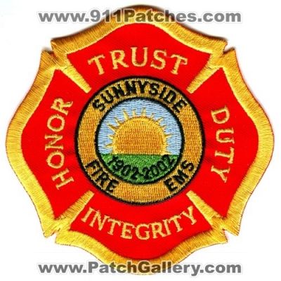 Sunnyside Fire Rescue Department Patch Washington WA 