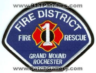 Thurston County Fire District 1 Grand Mound Rochester (Washington)
Scan By: PatchGallery.com
Keywords: co. dist. number no. #1 department dept. rescue