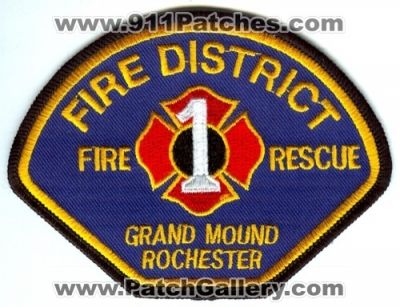Thurston County Fire District 1 Grand Mound Rochester (Washington)
Scan By: PatchGallery.com
Keywords: co. dist. number no. #1 department dept. rescue