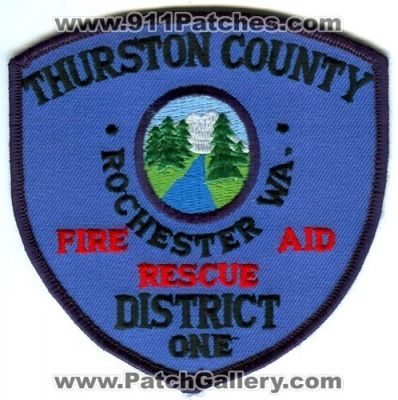 Thurston County Fire District 1 (Washington)
Scan By: PatchGallery.com
Keywords: co. dist. number no. #1 department dept. rochester wa. rescue aid