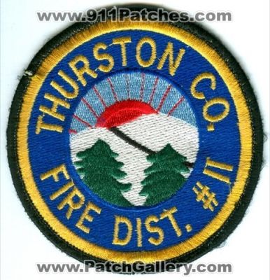 Thurston County Fire District 11 (Washington)
Scan By: PatchGallery.com
Keywords: co. dist. number no. #11 department dept.