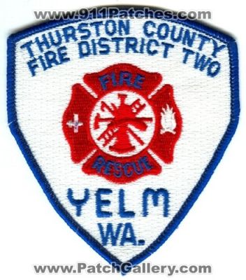 Thurston County Fire District 2 Yelm (Washington)
Scan By: PatchGallery.com
Keywords: co. dist. number no. #2 department dept. rescue two wa.