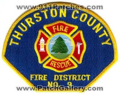Thurston County Fire District 9 (Washington)
Scan By: PatchGallery.com
Keywords: co. dist. number no. #9 department dept. rescue