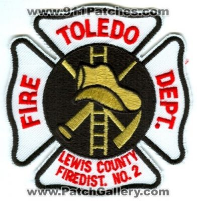 Toledo Fire Department Lewis County District 2 (Washington)
Scan By: PatchGallery.com
Keywords: dept. co. dist. number no. #2