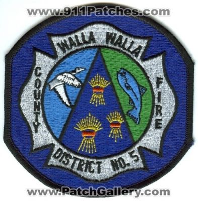 Walla Walla County Fire District 5 Patch (Washington)
Scan By: PatchGallery.com
Keywords: co. dist. number no. #5 department dept.