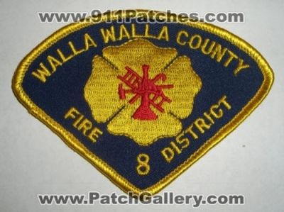 Walla Walla County Fire District 8 (Washington)
Thanks to Chris Gilbert for this scan.
